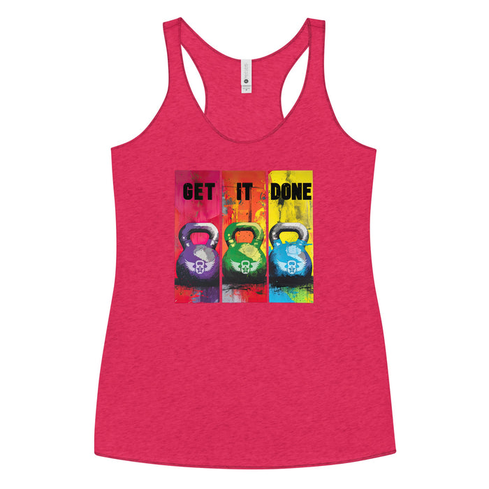 Get It Done- Kettlebell Women's Racerback Tank - Agatsu Fitness