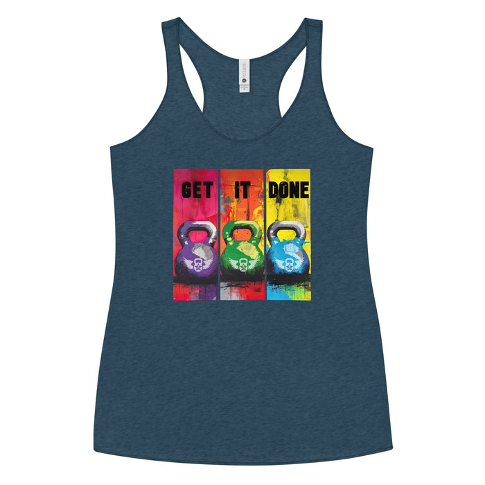 Get It Done- Kettlebell Women's Racerback Tank - Agatsu Fitness