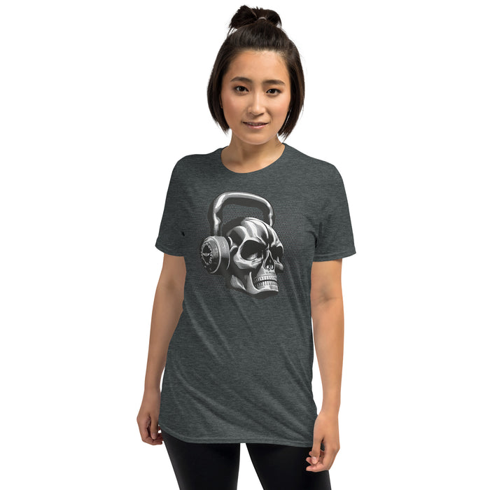 Rock The Bell-Kettlebell Short-Sleeve Unisex Workout T-Shirt